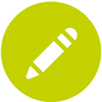 Icon image to show a pencil
